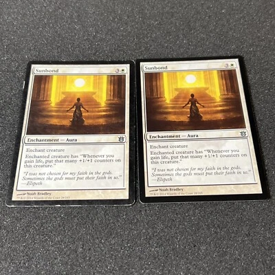 Sunbond Magic The Gathering Mtg Born of the Gods Card 2 - Image 1 of 4