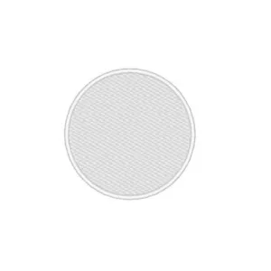 ★ Aufnäher Rohlinge Kreis 8 cm Weiss mit Rand bestickt ★ Patch gestickt rund ★ z - Bild 1 von 1