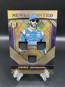 2021💥Race used mats Nascar Racing - GOLD STANDARD - JIMMIE JOHNSON RELIC #GS-JJ - Picture 1 of 2