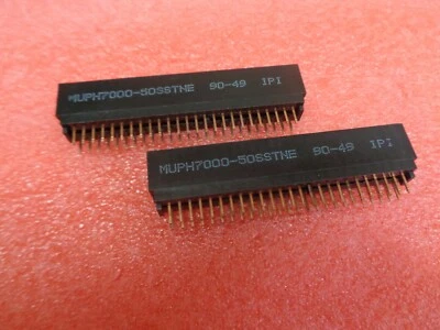 50 WAY Double Row, 2x25 Ways, Gold Contacts PCB Header Sockets QUALITY PARTS x5 - Image 1 of 4