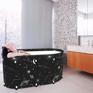 Bañera Plegable Portátil 45" Bañera Plegable Bañera para Baño de Hielo SPA Caliente - Imagen 1 de 5
