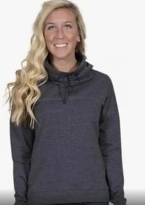 Felpa Simply Southern collo cappuccio donna S maglione pullover nero - Foto 1 di 8
