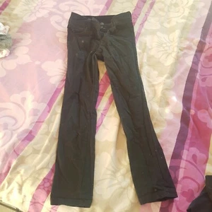 Girl's Next School Black Trousers Jeans Slim 8 9 Years 134 Cm - Picture 1 of 1