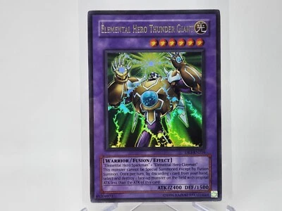 YuGiOh Elemental Hero Thunder Giant DR3-EN216 Ultra Rare HP - Image 1 of 4
