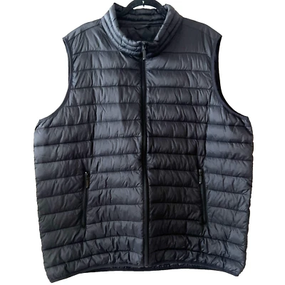 Chaleco acolchado Andrew Marc para hombre talla X-grande negro, de gran tamaño y en estado A+ Foto 1 de 4