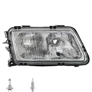 Halogen Scheinwerfer rechts für Audi A3 96-> H7/H1 ohne Motor inkl. OSRAM Lampen - Bild 1 von 8