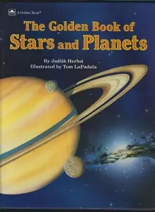 Golden Book of Stars and Planets Judith Herbst 1988 Picture Book Hardcover - Picture 1 of 1