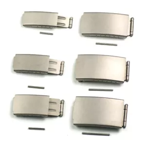 QUALITY TITANIUM BUCKLE 3 fold & adjustable bracelet watch clasp 10mm - 20mm - Picture 1 of 3