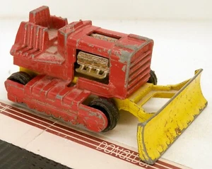 Matchbox SUPER BULLDOZER Excavadora Roja con Motor COBRA SUPER KINGS - Imagen 1 de 2