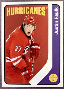 2014-15 O-Pee-Chee Retro Parallel #100 Justin Faulk Carolina Hurricanes - Picture 1 of 1
