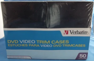 Verbatim 95094 CD/DVD Video Trim Case - 50 Pack - Picture 1 of 2