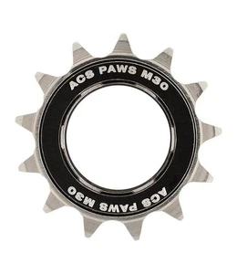 ACS Paws M30 13T BMX Bicycle Freewheel 1/2" X 3/32" - NICKEL/BLACK - Picture 1 of 2
