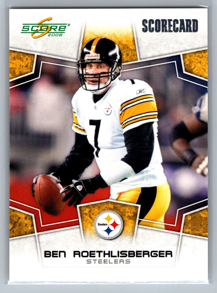 Ben Roethlisberger 2008 Score Scorecard #/649 #248 Pittsburgh Steelers - Image 1 of 2