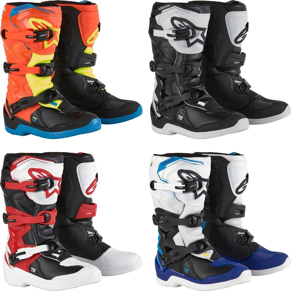 Botas Alpinestars Youth Tech 3S - Motocross Motocicleta Todoterreno MX Montar ATV Foto 1 de 1