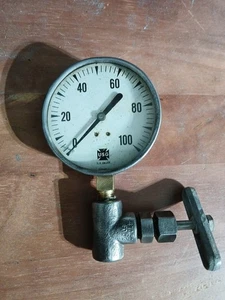 USG US GAUGE 0-100 PSI PRESSURE GAUGE Stainless Steel, 2 1/2" FACE 1/4" NPT - Picture 1 of 4