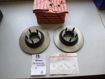 Juego de 2* discos de freno delanteros Brembo 08.4070.20 Alfa Romeo Alfetta 90 75 Foto 1 de 4