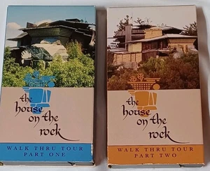 House on the Rock Wisconsin - Alex Jordan Architecture Tour  2-VHS Set FREE Ship - Picture 1 of 4