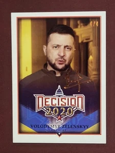 Volodymyr Zelenskyy 2020 decisión #U5 #4/4 novato de Ucrania - Imagen 1 de 3