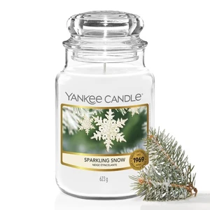 Yankee Candle Duftkerze Sparkling Snow – Langanhaltender Duft für jeden Anlass - Bild 1 von 8