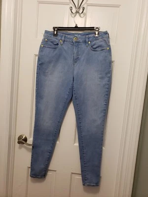 EC Inc. International 浅蓝色紧身牛仔裤 14 码,休闲,弹力 — 第 1/4 张图片