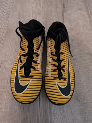 Nike MercurialX Victory  Football Boots Cleats Yellow Orange & Black 6Y Turf - Image 1 of 4