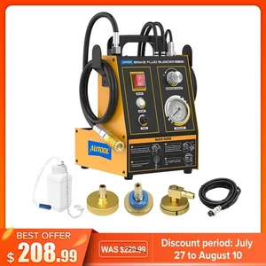 Brake Pressure Bleeder Kit Electric Brake Fluid Oil Exchange Machine Vacuum Pump - Picture 1 of 16
