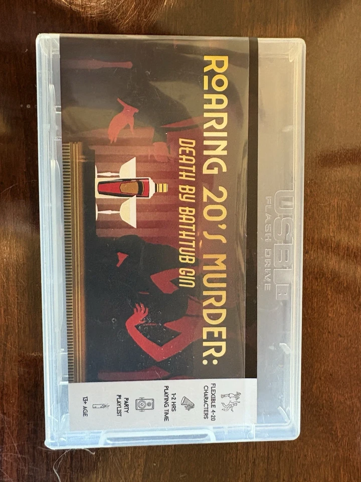 Roaring 20S Death By Bathtub Gin Murder Mystery Party Game Foto 1 de 4