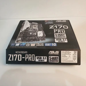 Placa madre ASUS Z170 Series Z170-Pro 4 GB DDR4 RAM, CPU y ventilador G3930  - Imagen 1 de 7