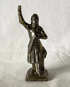 Vintage 9cm Tall Metal Joan of Arc ? Souvenir Figurine PC515 Made in France - Picture 1 of 9