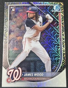Mega caja refractor Mojo Bowman James Wood RC 2025 Washington Nationals - Imagen 1 de 2