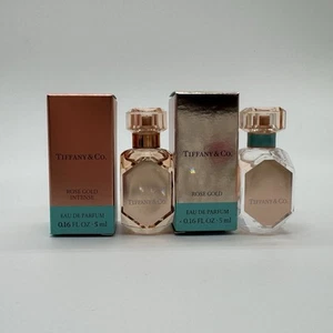 Tiffany Co Rose Gold EAU De Parfum & Rose Gold EAU De Parfum Intense 5ml MINIS - Picture 1 of 3