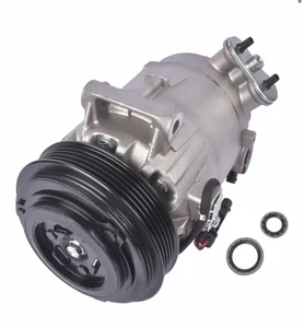 A/C Compressor w/ 5-Groove Pulley for Chevy Equinox 16-17 Malibu Impala Buick - Foto 1 di 3