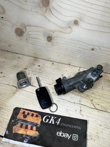 02-08 Audi A4 B6 B7 OEM Ignition Switch Key Set Kit Lock Unlock 4B0905851 - Foto 1 di 8