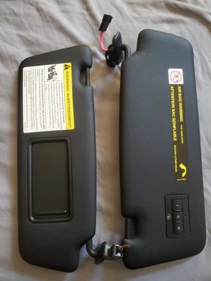 Oem Audi A4 S4 Rs4 B6 B7 Black S-line Homelink Door Garage Open Sun Visor... - Image 1 of 4