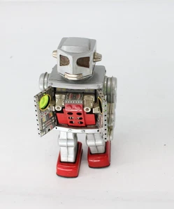 F Vintage Japanese S.H. Horikawa Tin Attacking Martian Robot. No Working, etc - Picture 1 of 11