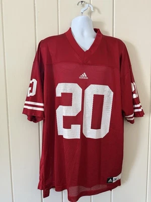 University of Wisconsin Badgers UW #20 Adidas Men’s 2XL Football Jersey - Image 1 of 4
