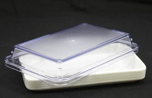 Bauscher Systemgeschirr Dialog 6x Frischhaltedosen rechteckig Kst.-Abdeckhauben - Bild 1 von 1