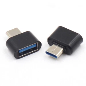 2pcs USB Type C Male To USB 2.0 Female OTG Converter Data Adapter For Ph A.h7 - Zdjęcie 1 z 14