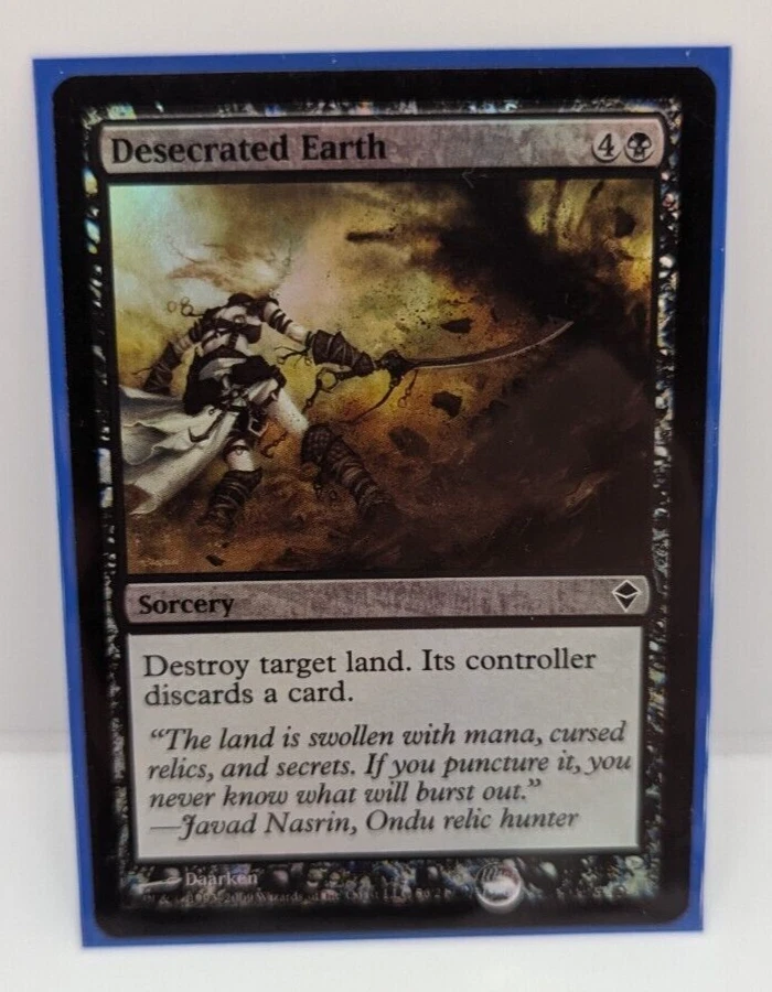 MTG Desecrated Earth Zendikar 86/249 Foil Common NM - Image 1 of 1