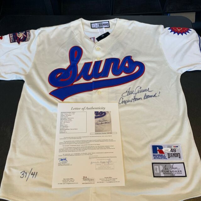 Sold at Auction: Tom Seaver autographed and inscribed New York Mets replica  jersey by Mitchell & Ness.