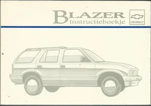 CHEVROLET BLAZER Instructieboekje 1995 Bedienungsanleitung Handboek BA - Picture 1 of 1