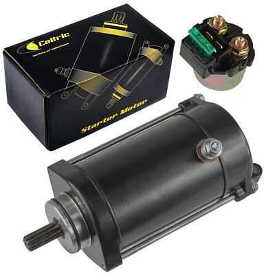 Starter And Relay Solenoid for Kawasaki Vulcan 1500 VN1500A 1996 1997 1998 1999 - Image 1 of 4