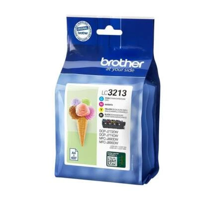 Genuine Brother LC3213 BK/C/M/Y 4 Colour Ink Cartridge for MFC-J890dw MFC-J895dw - Image 1 of 3