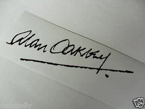 RALEIGH CHOPPER DECAL - ALAN OAKLEY SIGNATURE - CHOPPER STICKER