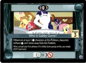 My Little Pony CCG Crystal Games MLP Enterplay Who is Gabby Gums #180C - Picture 1 of 2