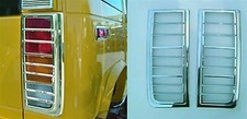 HUMMER H2 CHROME TAIL LIGHT COVER BEZEL GUARD 2003-2009