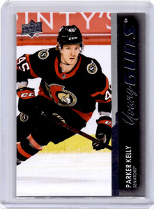 2021-22 Upper Deck Young Guns PARKER KELLY Hockey Card 240 Senators