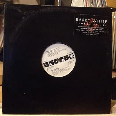 [SOUL/FUNK/JAZZ]~NM 12"~BARRY WHITE~There It Is~[x4 Mixes]~Don't Let Go~[1989~PR Foto 1 de 3