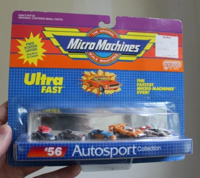 Original 1980's toy Micro Machines #56 Autosport Collection #6400 1989 SEALED! - Image 1 of 4