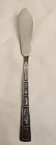 SILVER LEAVES Lifetime Cutlery Stainless Silverware Flatware 1 Butter Knife - Picture 1 of 9